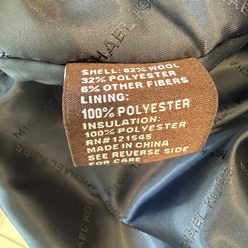 Michael Kors Charcoal Coat for Men - Picture 5 of 5